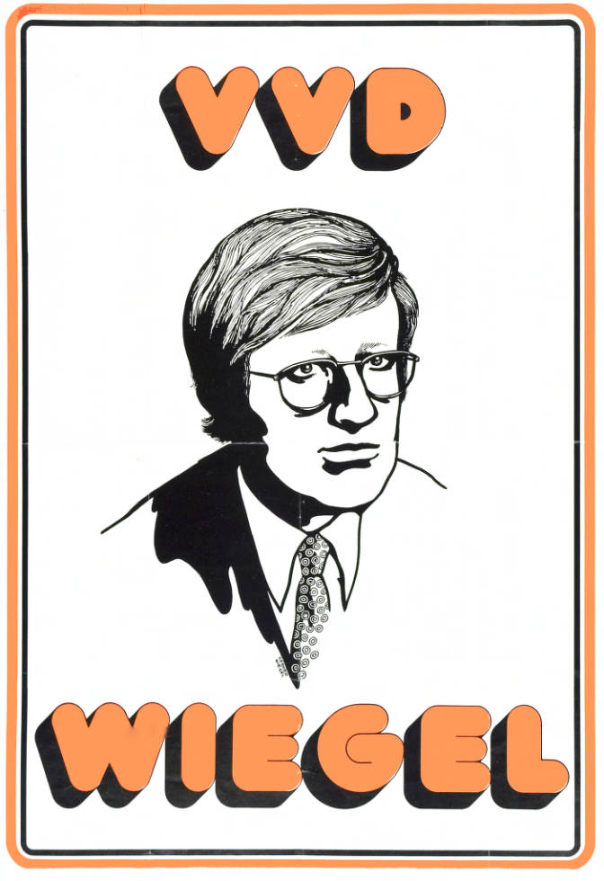 Affiche van de VVD voor de Tweede Kamerverkiezingen van 1972