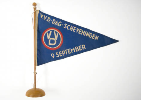 Vlaggetje van de VVD-dag, 1961