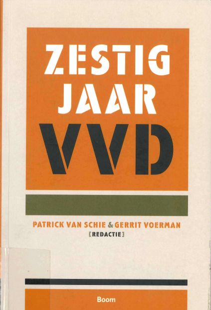Omslag van het boek "Zestig jaar VVD"