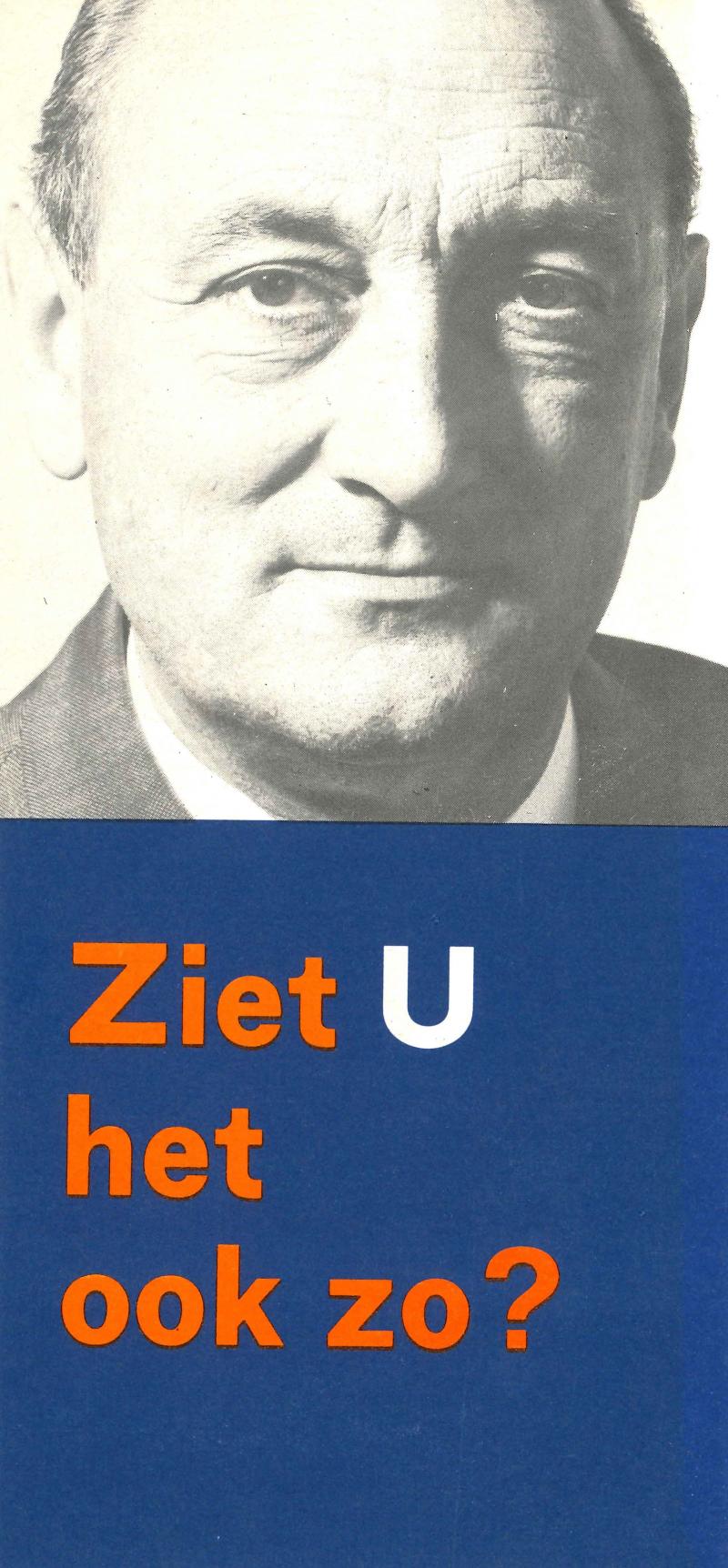 Verkiezingsfolder 1967.