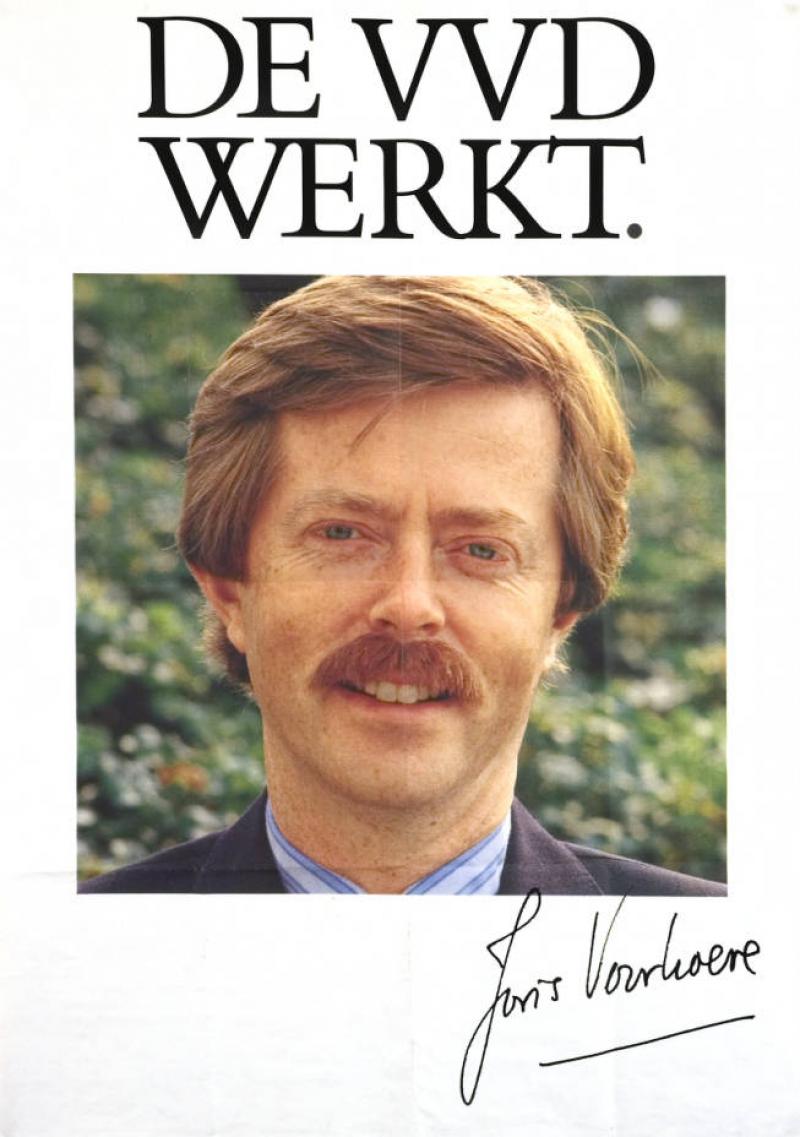 Verkiezingsaffiche VVD 1989.