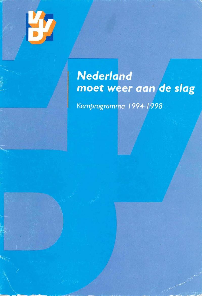 Verkiezingsprogramma Tweede Kamerverkiezingen 1994.