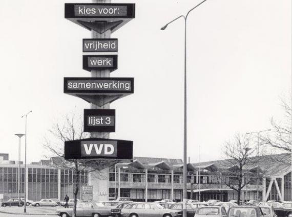 De RAI in Amsterdam tijdens het voorjaarscongres van 1977.